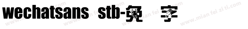 wechatsans stb字体转换